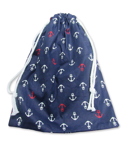 Printed Cotton Drawstring Bag