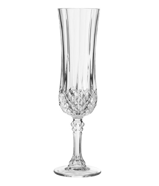 Champagne Flute With Facets