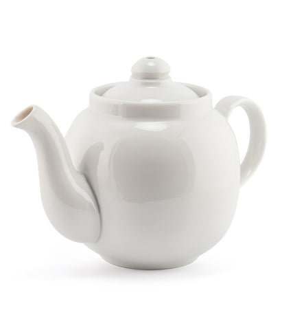 Classic White Teapot