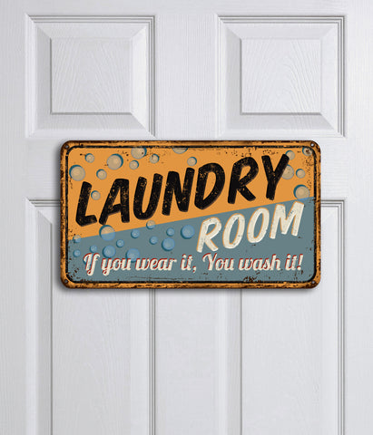 You Wash It Laundry Plaque