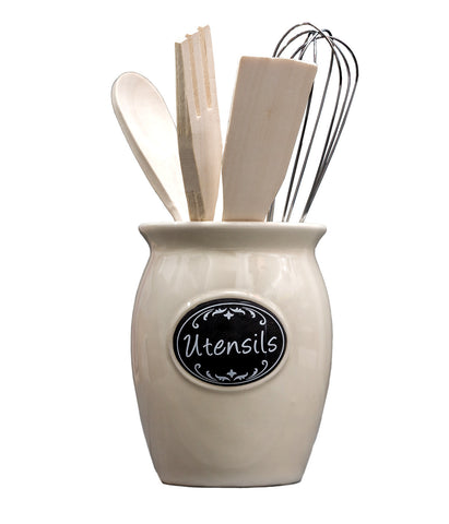 Traditional Ceramic Utensil Holder