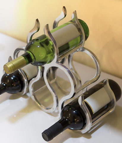 Horse Shoe 6 Bottle Wine Rack