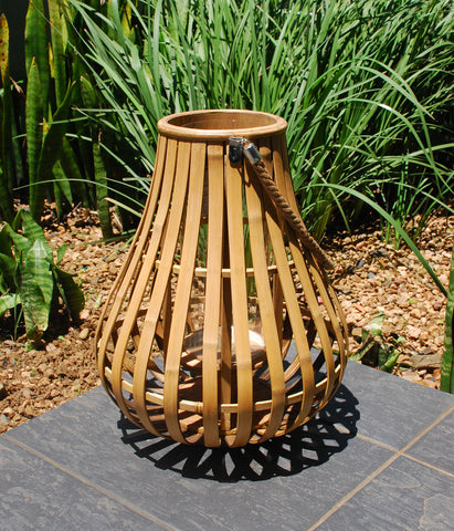 Slatted Bamboo Lantern